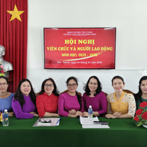 HỘI NGHỊ VIÊN CHỨC VÀ NGƯỜI LAO ĐỘNG NĂM HỌC 2025-2026 THÀNH CÔNG TỐT ĐẸP, LAN TỎA NIỀM TIN VÀ KHÍ THẾ MỚI