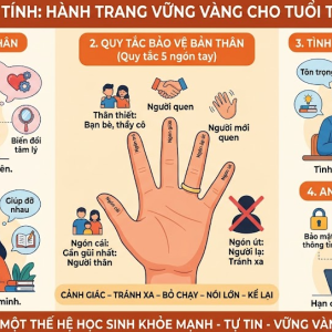GIÁO DỤC GIỚI TÍNH: HÀNH TRANG VỮNG VÀNG CHO TUỔI TRƯỞNG THÀNH