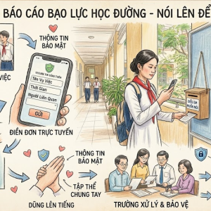 XÂY DỰNG TRƯỜNG HỌC HẠNH PHÚC: "NÓI LÊN ĐỂ ĐƯỢC BẢO VỆ"