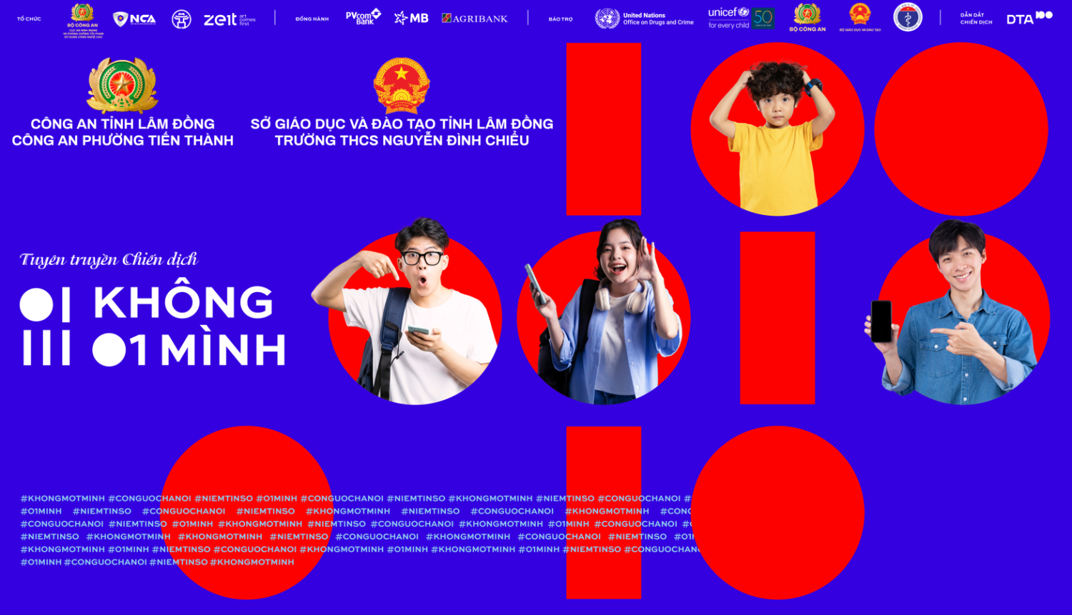 CÔNG AN PHƯỜNG TIẾN THÀNH PHỐI HỢP CÙNG TRƯỜNG THCS NGUYỄN ĐÌNH CHIỂU TỔ CHỨC TUYÊN TRUYỀN VỀ PHÒNG CHỐNG LỪA ĐẢO VÀ "BẮT CÓC ONLINE"