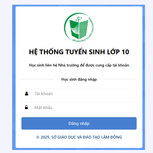 HƯỚNG DẪN PHỤ HUYNH & HỌC SINH SỬ DỤNG HỆ THỐNG TUYỂN SINH LỚP 10 NĂM HỌC 2026-2027