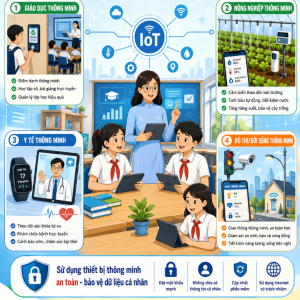 TUYÊN TRUYỀN ỨNG DỤNG CÔNG NGHỆ INTERNET VẠN VẬT IoT TRONG TRƯỜNG HỌC