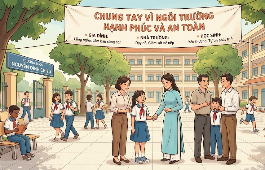 THÔNG BÁO: PHỐI HỢP GIÁO DỤC VÀ PHÒNG CHỐNG BẠO LỰC HỌC ĐƯỜNG